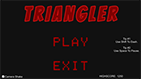 Image of the main menu of Triangler