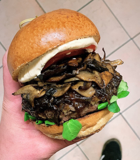 Lampion burger obrázek
